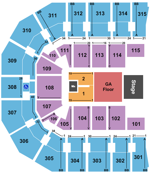 John Paul Jones Arena Zach Top Seating Chart